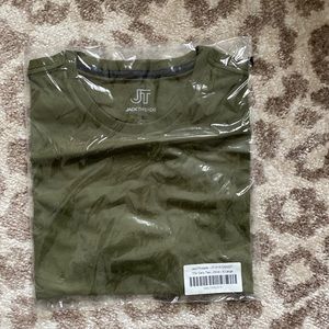 NWT Jack Threads olive green, short sleeve shirt